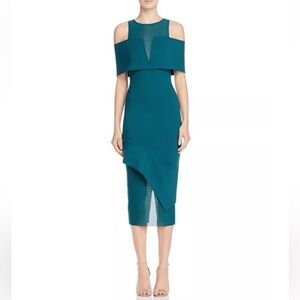 ***BRAND NEW*** Elliatt Elegant Teal off-Shoulder Dress